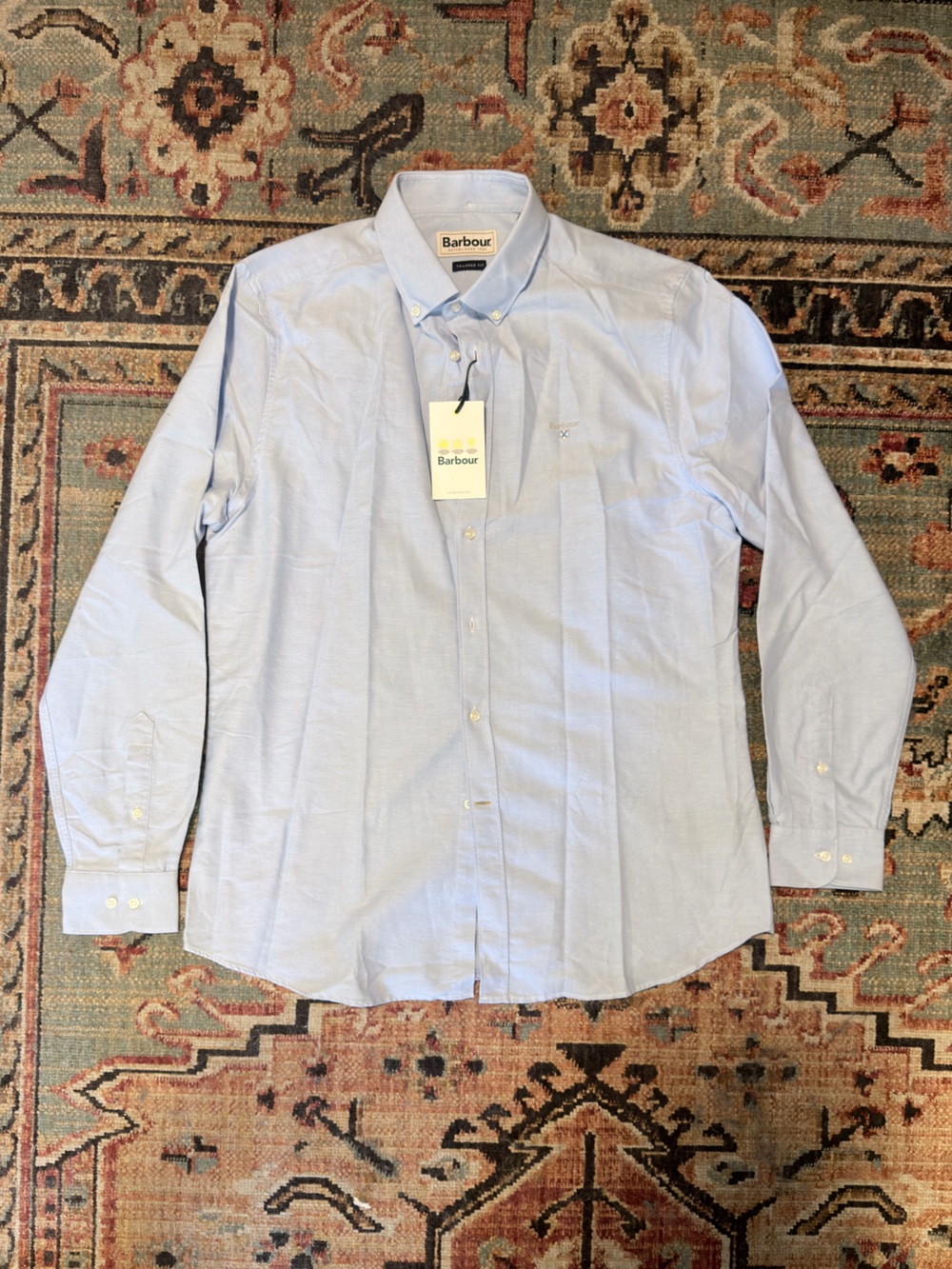 Barbour Sky Blue Oxford Shirt